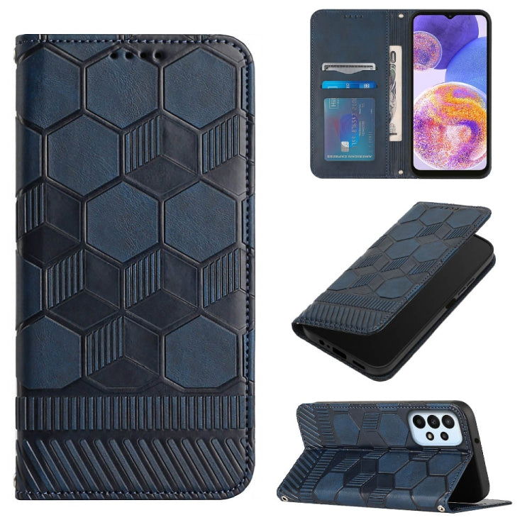 Football Texture Magnetic Leather Flip Phone Case, For Samsung Galaxy A12 5G / M12 / F12, For Samsung Galaxy A13 5G, For Samsung Galaxy A23 5G, For Samsung Galaxy A33 5G