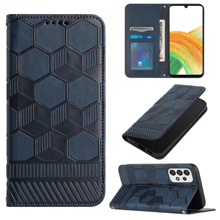 Football Texture Magnetic Leather Flip Phone Case, For Samsung Galaxy A12 5G / M12 / F12, For Samsung Galaxy A13 5G, For Samsung Galaxy A23 5G, For Samsung Galaxy A33 5G