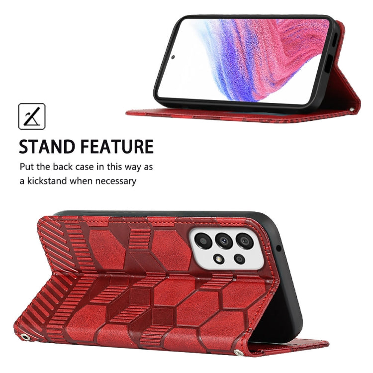 Football Texture Magnetic Leather Flip Phone Case, For Samsung Galaxy A53 5G, For Samsung Galaxy A73 5G, For Samsung Galaxy S20 FE 2022 / S20 FE 5G&4G / S20 Lite / S20 Fan Edition, For Samsung Galaxy S21 5G