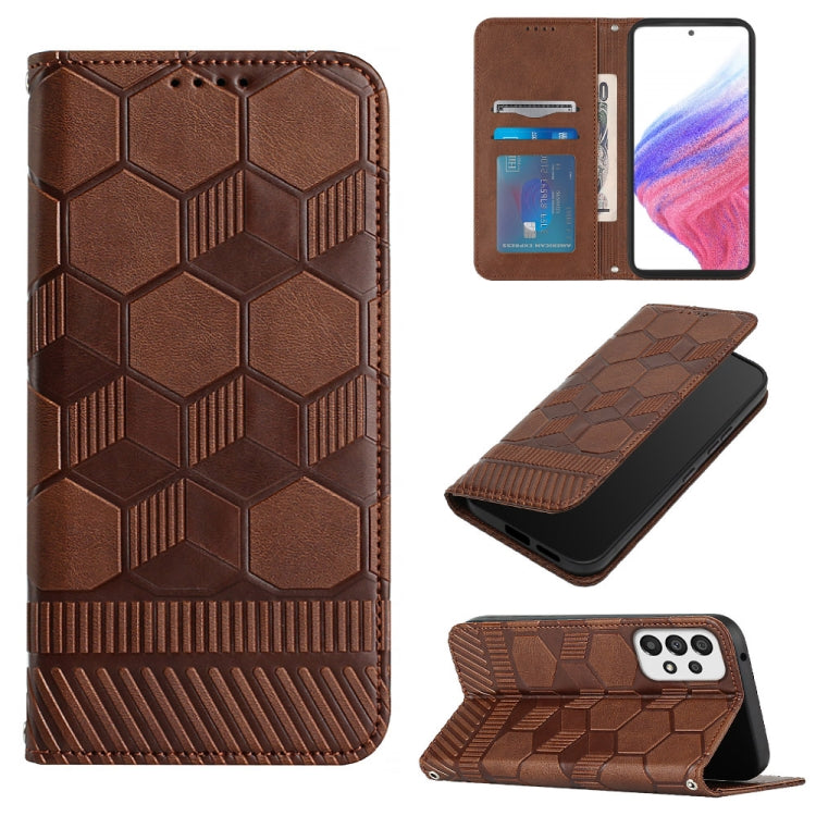 Football Texture Magnetic Leather Flip Phone Case, For Samsung Galaxy A53 5G, For Samsung Galaxy A73 5G, For Samsung Galaxy S20 FE 2022 / S20 FE 5G&4G / S20 Lite / S20 Fan Edition, For Samsung Galaxy S21 5G