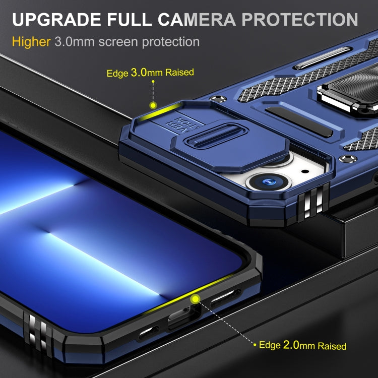 Armor PC + TPU Camera Shield Phone Case, For iPhone 13, For iPhone 13 Pro, For iPhone 13 Pro Max, For iPhone 12