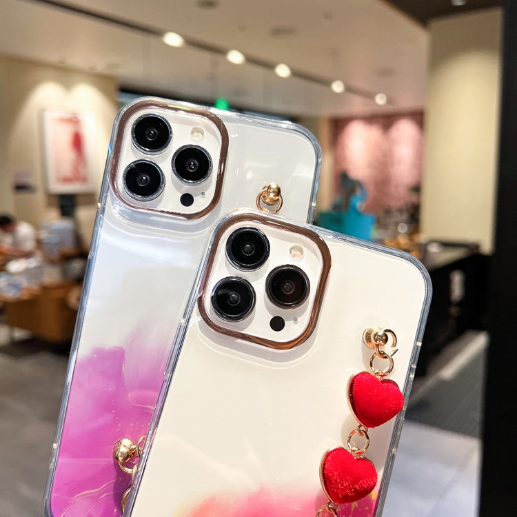 Gold Halo Marble Pattern Case with Bracelet, For iPhone 13 Pro Max, For iPhone 12, For iPhone 12 Pro, For iPhone 12 Pro Max, For iPhone 11, For iPhone 11 Pro Max