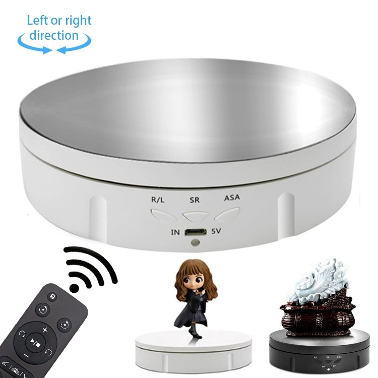 USB Electric Rotating Turntable Display Stand, Load: 10kg, 14.6cm Remote, 14.6cm Remote Mirror