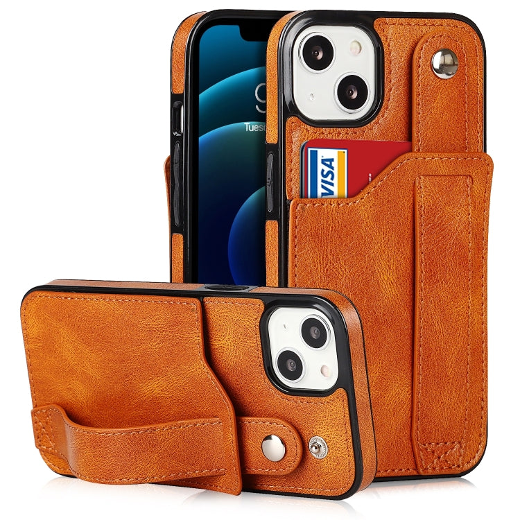 Wrist Strap Holder Phone Case, For iPhone 14 Plus