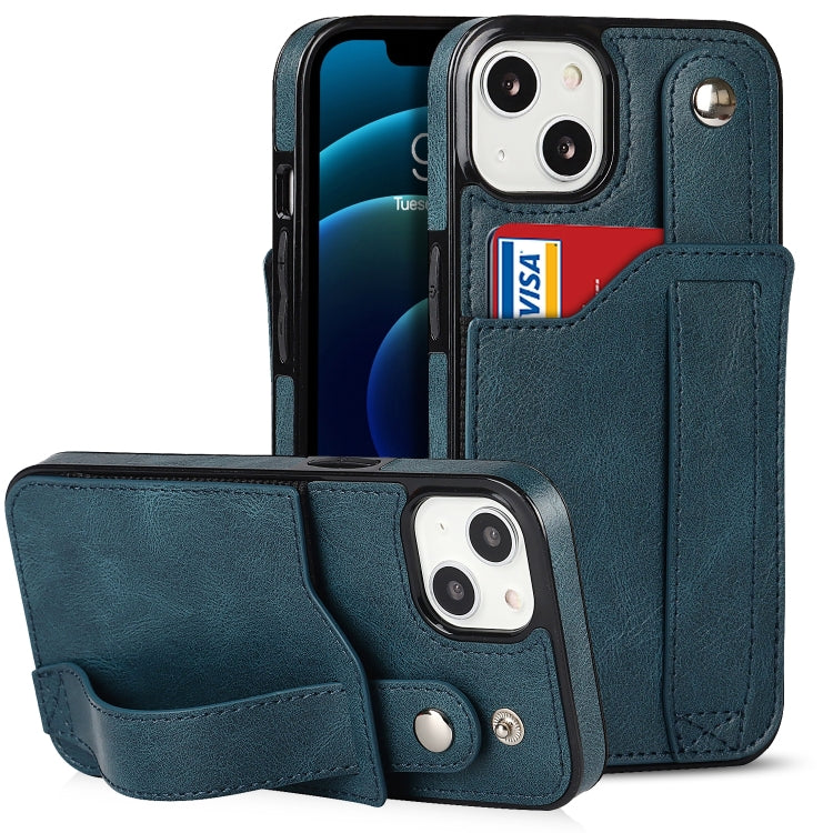 Wrist Strap Holder Phone Case, For iPhone 14 Plus