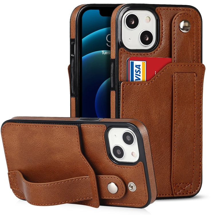 Wrist Strap Holder Phone Case, For iPhone 14 Plus