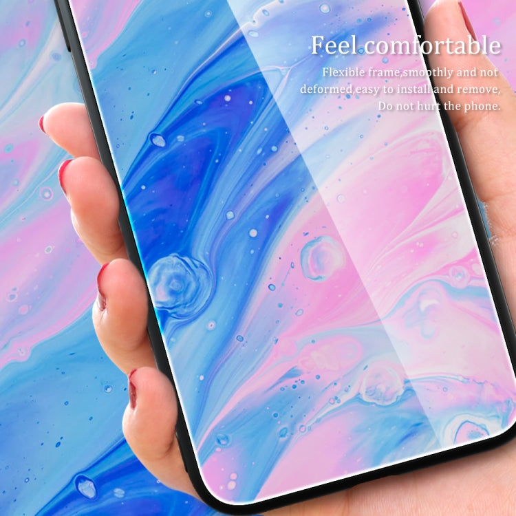 Marble Pattern Glass Protective Phone Case, For iPhone 13 Pro Max, For iPhone 13 Pro, For iPhone 13