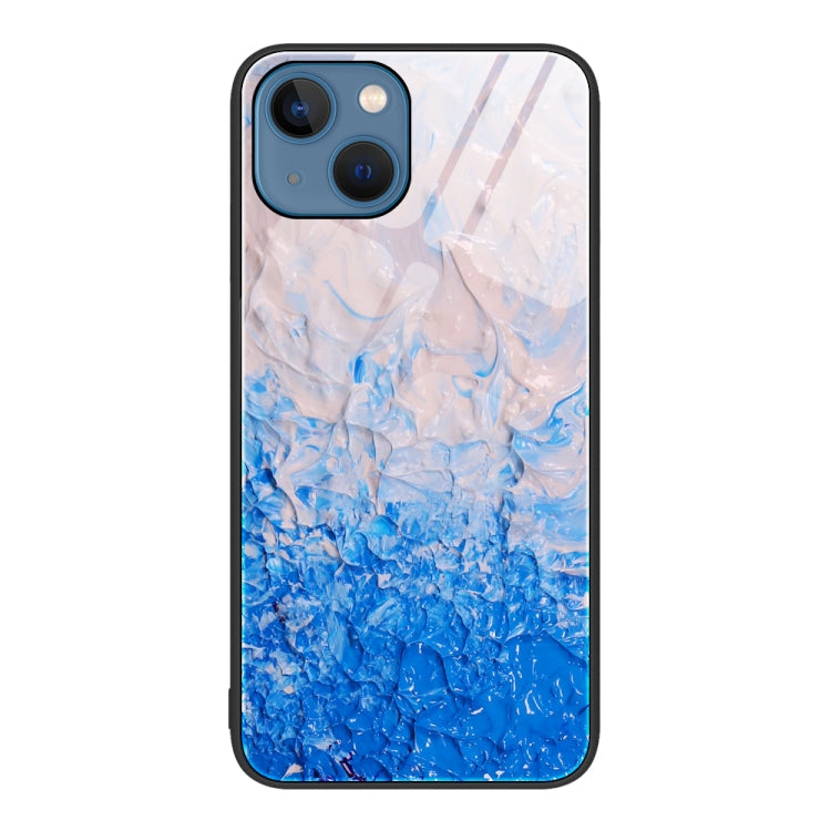 Marble Pattern Glass Protective Phone Case, For iPhone 13 Pro Max, For iPhone 13 Pro, For iPhone 13