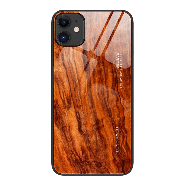 Wood Grain Glass Protective Case, For iPhone 7 Plus, For iPhone 11, For iPhone 14 Plus, For iPhone 14 Pro