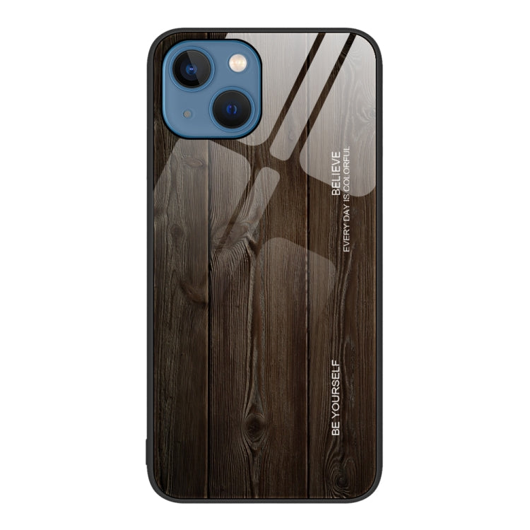 Wood Grain Glass Protective Case, For iPhone 7 Plus, For iPhone 11, For iPhone 14 Plus, For iPhone 14 Pro