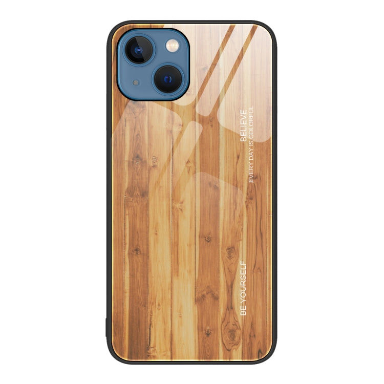 Wood Grain Glass Protective Case, For iPhone 7 Plus, For iPhone 11, For iPhone 14 Plus, For iPhone 14 Pro