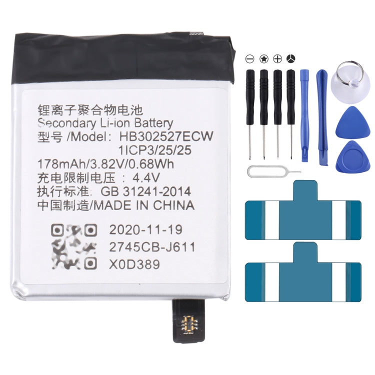 220mAh PL402022H Li-Polymer Battery Replacement For Huami Amazfit GTS 2/GTS 2 Mini A2010, 380mAh EB-BR760ABE, 236mAh EB-BR500ABU, 340mAh  EB-BR820ABY, 472mAh EB-BR800ABU, 247mAh EB-BR830ABY, 270mAh EB-BR170ABU, 250mAh EB-BR720ABE, 330mAh EB-BR840ABY   ...
