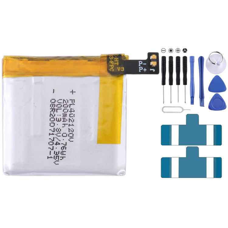 220mAh PL402022H Li-Polymer Battery Replacement For Huami Amazfit GTS 2/GTS 2 Mini A2010, 4000mAh BL303, 5000mAh L19D1P31, 3000mAh BL295, 3050mAh BL271, 3300mAh BL288, 290mAh PL332728V, 220mAh PL412221H, 200mAh PL402120V, PL502526V, 390mAh PL412120V   ...