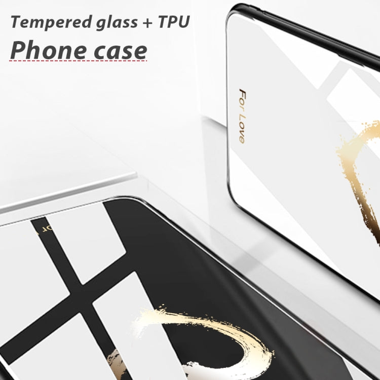 Colorful Painted Glass Phone Case, For iPhone 14 Pro Max