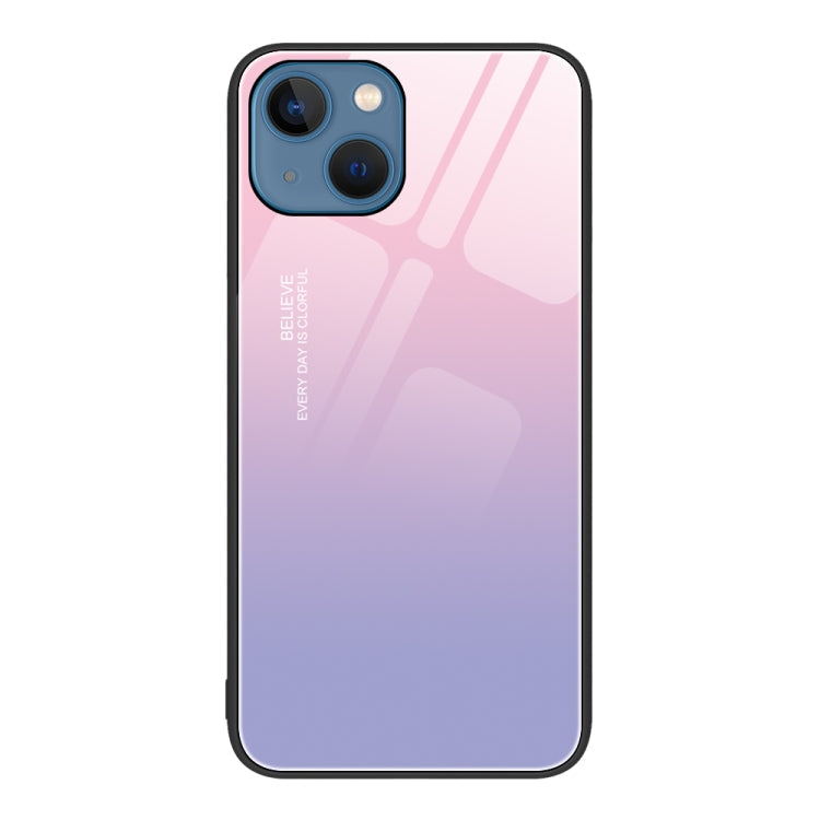 Colorful Painted Glass Phone Case, For iPhone 13
