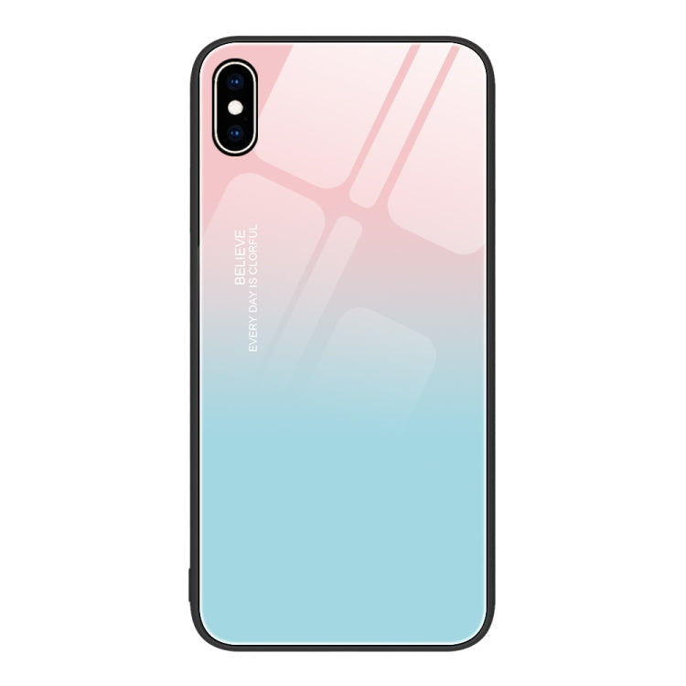 Colorful Painted Glass Phone Case, For iPhone XS Max