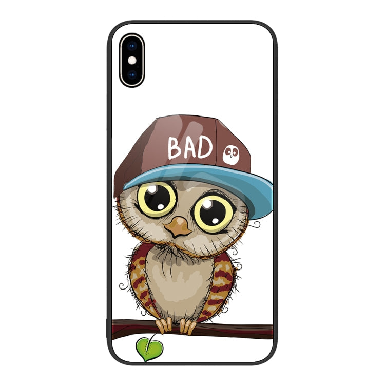 Colorful Painted Glass Phone Case, For iPhone XS Max