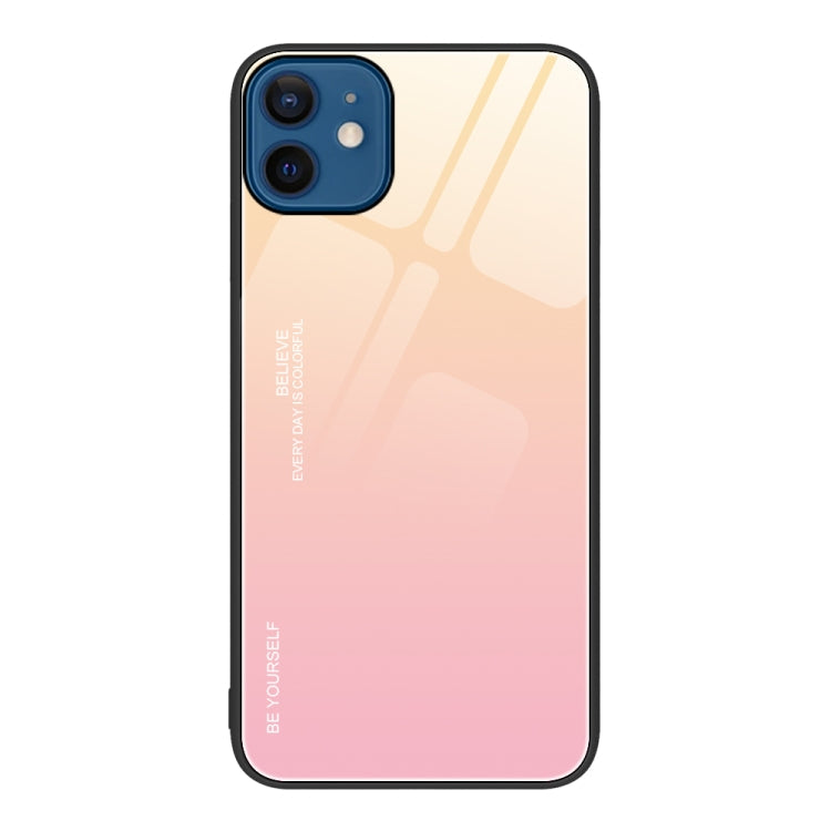 Gradient Color Glass Case, For iPhone 12 Pro Max, For iPhone 12, For iPhone 13 Pro Max