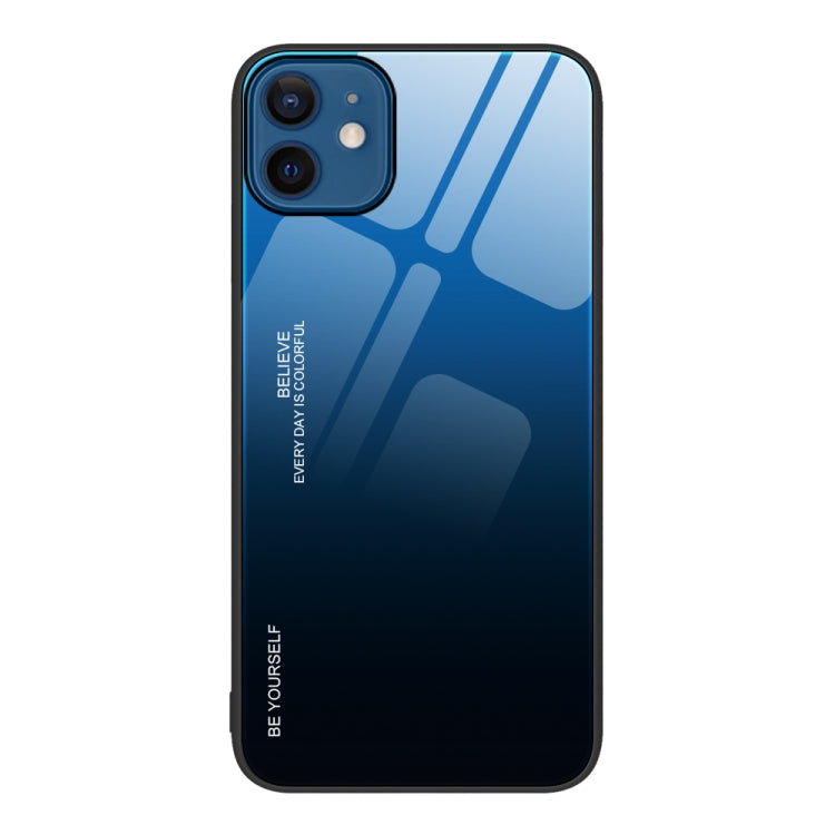 Gradient Color Glass Case, For iPhone 12 Pro Max, For iPhone 12, For iPhone 13 Pro Max