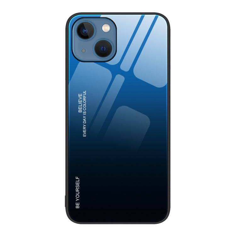 Gradient Color Glass Case, For iPhone 13 Pro, For iPhone 13, For iPhone 14 Plus