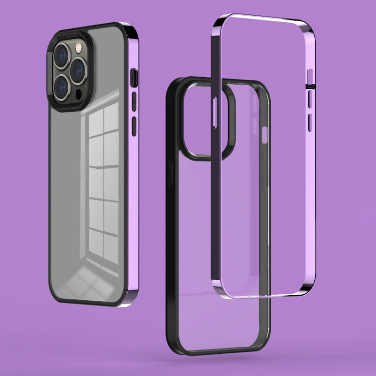 3 in 1 Electroplated Frame Phantom Phone Case, For iPhone 13, For iPhone 13 Pro, For iPhone 13 Pro Max