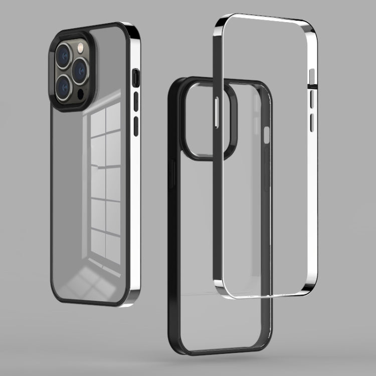 3 in 1 Electroplated Frame Phantom Phone Case, For iPhone 13, For iPhone 13 Pro, For iPhone 13 Pro Max