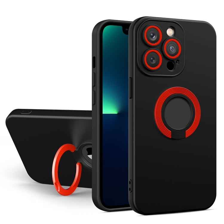 Contrast Color TPU Holder Phone Case, For iPhone 13, For iPhone 13 Pro, For iPhone 13 Pro Max
