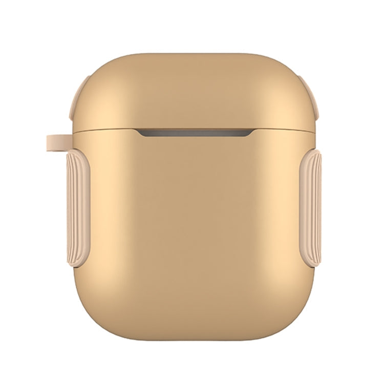 2 in 1 Matte Texture Contrast Color PC + TPU Earphone Case, For AirPods 2 / 1, For AirPods 3
