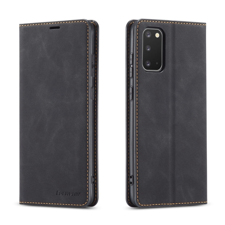 Forwenw Dream Series Oil Edge Strong Magnetism Horizontal Flip Leather Case with Holder & Card Slots & Wallet & Photo Frame, For Galaxy A51, For Galaxy A71, For Xiaomi Redmi Note 8 Pro, For Xiaomi Redmi Note 8, For Galaxy S20, For Galaxy S20 Plus
