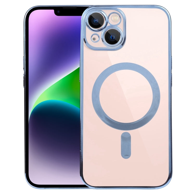 MagSafe Electroplating Straight TPU Phone Case, For iPhone 14, For iPhone 14 Plus