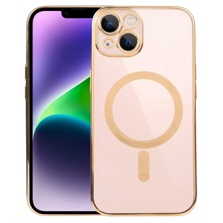 MagSafe Electroplating Straight TPU Phone Case, For iPhone 14, For iPhone 14 Plus