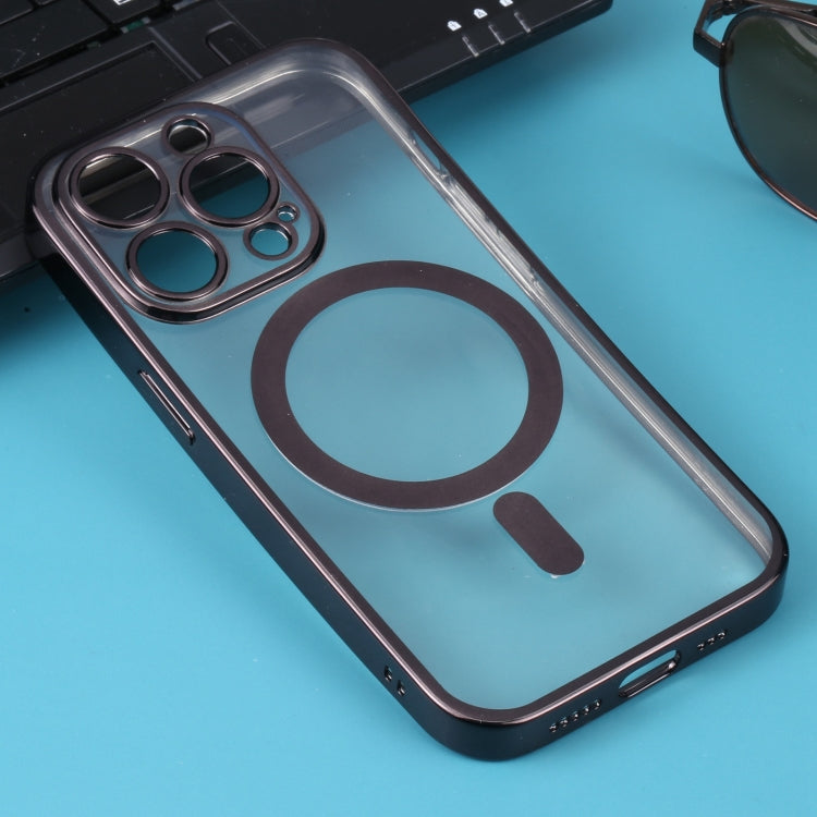 MagSafe Electroplating Straight TPU Phone Case, For iPhone 14 Pro, For iPhone 14 Pro Max