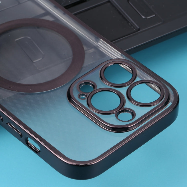 MagSafe Electroplating Straight TPU Phone Case, For iPhone 14 Pro, For iPhone 14 Pro Max