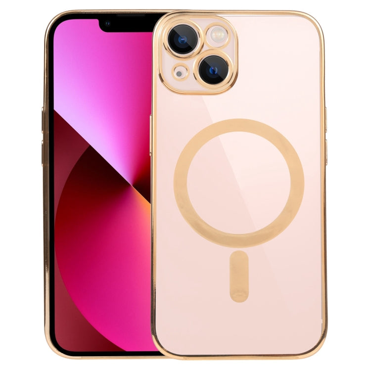 MagSafe Electroplating Straight TPU Phone Case, For iPhone 13, For iPhone 13 Pro
