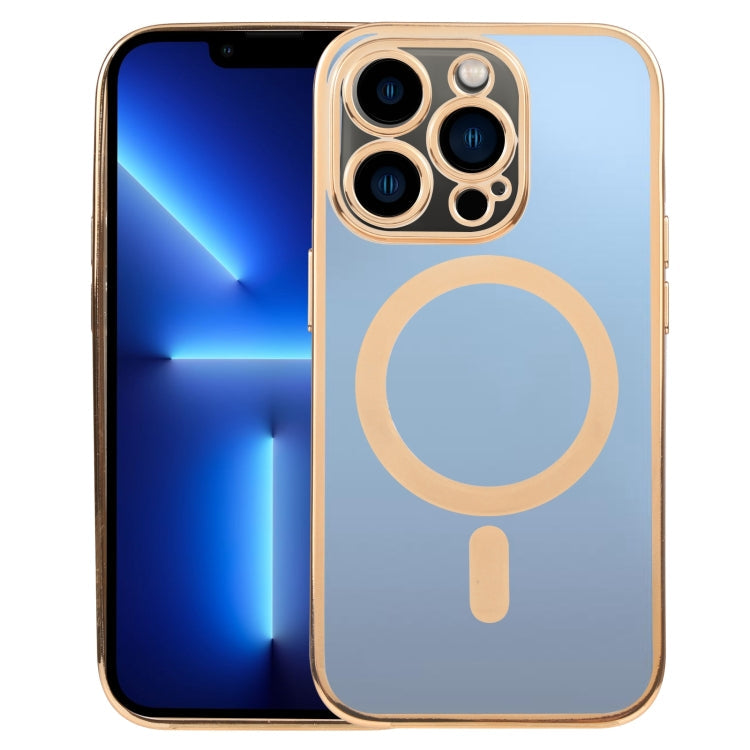 MagSafe Electroplating Straight TPU Phone Case, For iPhone 13, For iPhone 13 Pro