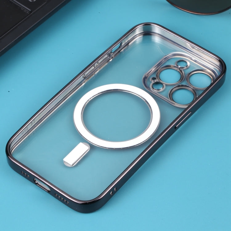 MagSafe Electroplating Straight TPU Phone Case, For iPhone 13 Pro Max, For iPhone 12