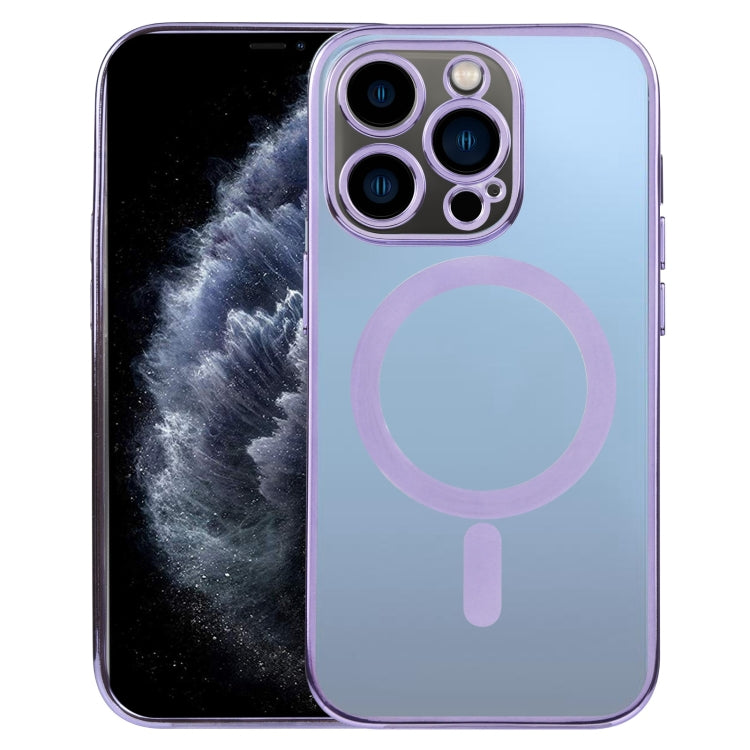 MagSafe Electroplating Straight TPU Phone Case, For iPhone 11, For iPhone 11 Pro