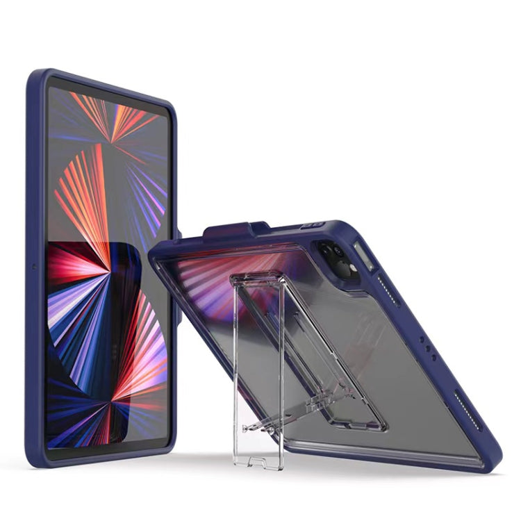 Mutural Transparent Holder Tablet Case, For iPad Air 2022/ 2020 10.9, For iPad Pro 11 / 2021 / 2020 / 2018, For iPad 10.2 2021 / 2020 / 2019 / 10.5
