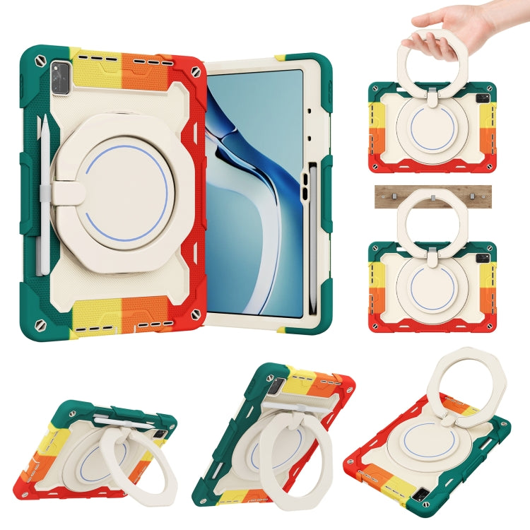 Armor Contrast Color Silicone + PC Tablet Case, For Huawei MatePad Pro 12.6 2021