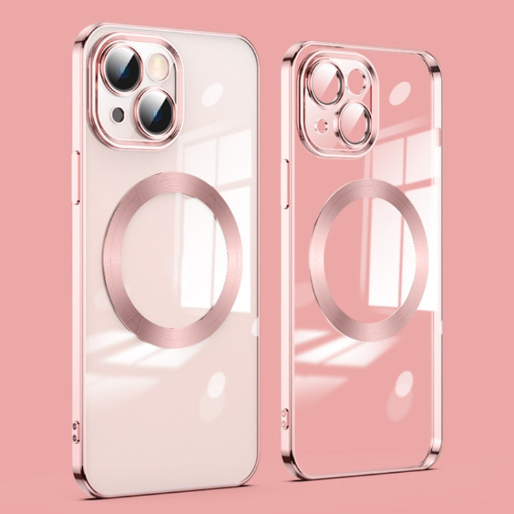 Lens Protector MagSafe Electroplated Phone Case, For iPhone 14 Plus, For iPhone 14, For iPhone 14 Pro Max