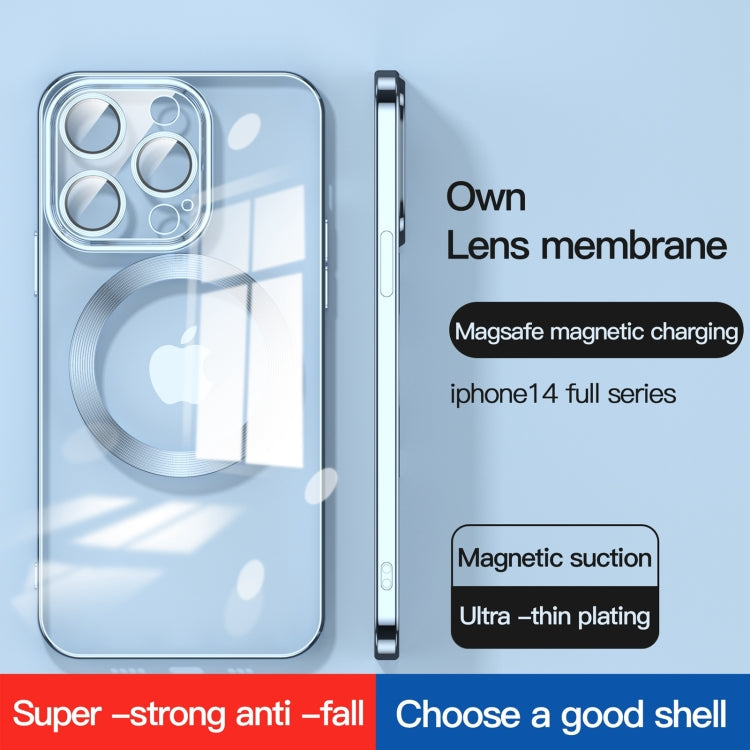 Lens Protector MagSafe Electroplated Phone Case, For iPhone 14 Plus, For iPhone 14, For iPhone 14 Pro Max