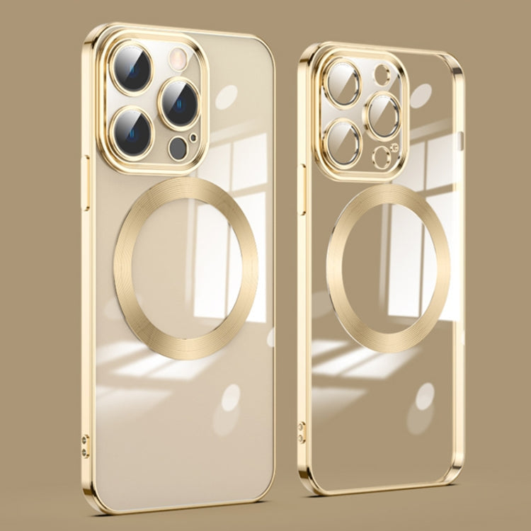 Lens Protector MagSafe Electroplated Phone Case, For iPhone 14 Pro