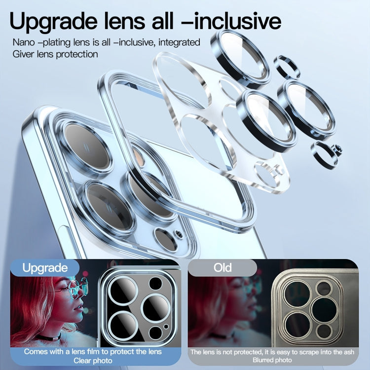 Lens Protector MagSafe Electroplated Phone Case, For iPhone 14 Pro