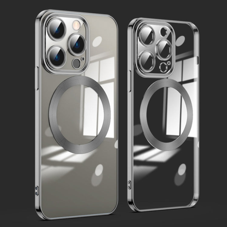 Lens Protector MagSafe Electroplated Phone Case, For iPhone 14 Plus, For iPhone 14, For iPhone 14 Pro Max