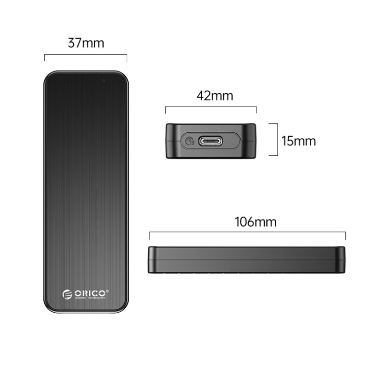 ORICO HM2-G2-BK M.2 NVMe SSD Enclosure, HM2-G2-BK