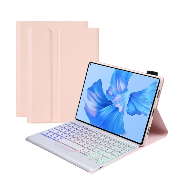 AHW12-BS Detachable Backlight Bluetooth Keyboard Tablet Leather Case, AHW12-BS