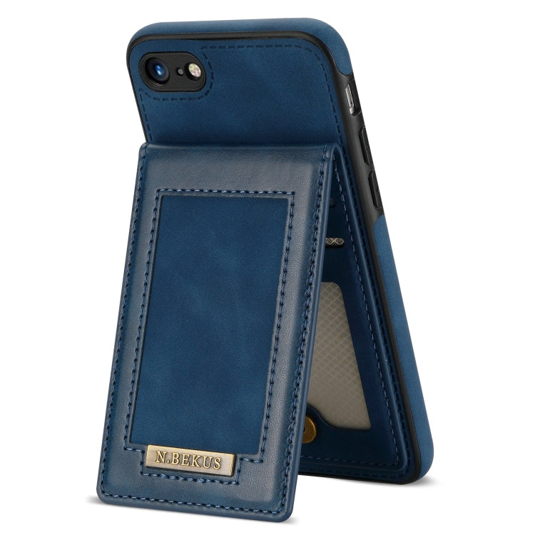 N.BEKUS Vertical Flip Card Slot RFID Phone Case, For iPhone SE 2022 / SE 2022 / 8 / 7, For iPhone 8 Plus / 7 Plus, For iPhone 11 Pro Max, For iPhone 11 Pro