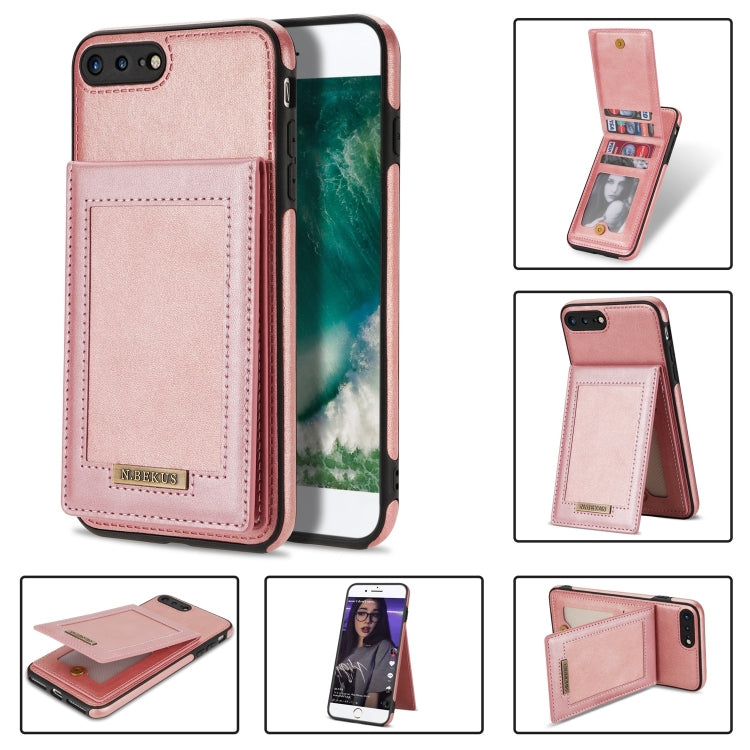 N.BEKUS Vertical Flip Card Slot RFID Phone Case, For iPhone SE 2022 / SE 2022 / 8 / 7, For iPhone 8 Plus / 7 Plus, For iPhone 11 Pro Max, For iPhone 11 Pro