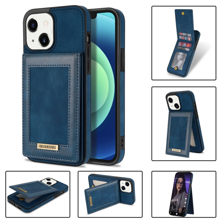 N.BEKUS Vertical Flip Card Slot RFID Phone Case, For iPhone 12 mini, For iPhone 12 Pro, For iPhone 12 Pro Max, For iPhone 13