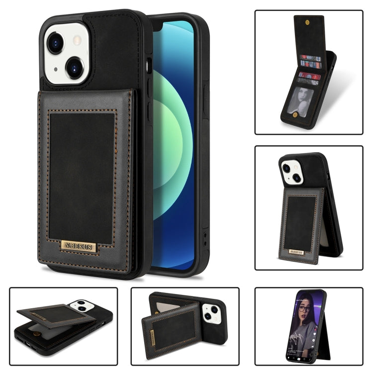 N.BEKUS Vertical Flip Card Slot RFID Phone Case, For iPhone 12 mini, For iPhone 12 Pro, For iPhone 12 Pro Max, For iPhone 13